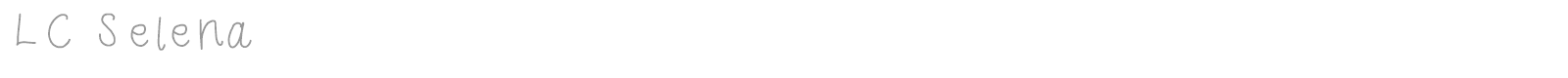 LC Selena font preview